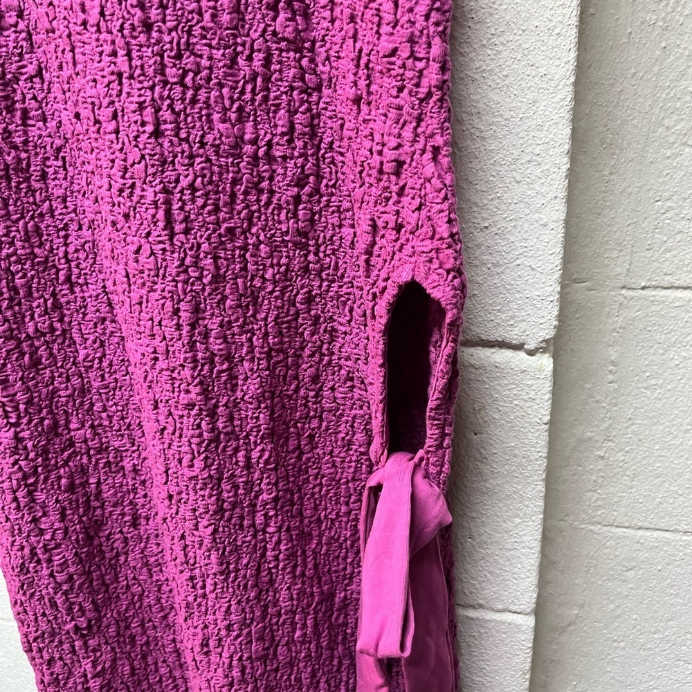 Free People  Sea Foam Midi Dress in Rose Violet | Small - Picture 4 of 8